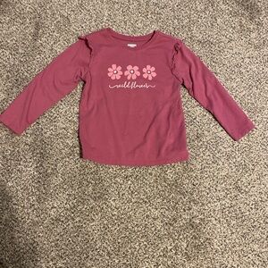 Garanimals Pink Wildflower Long Sleeve Tee